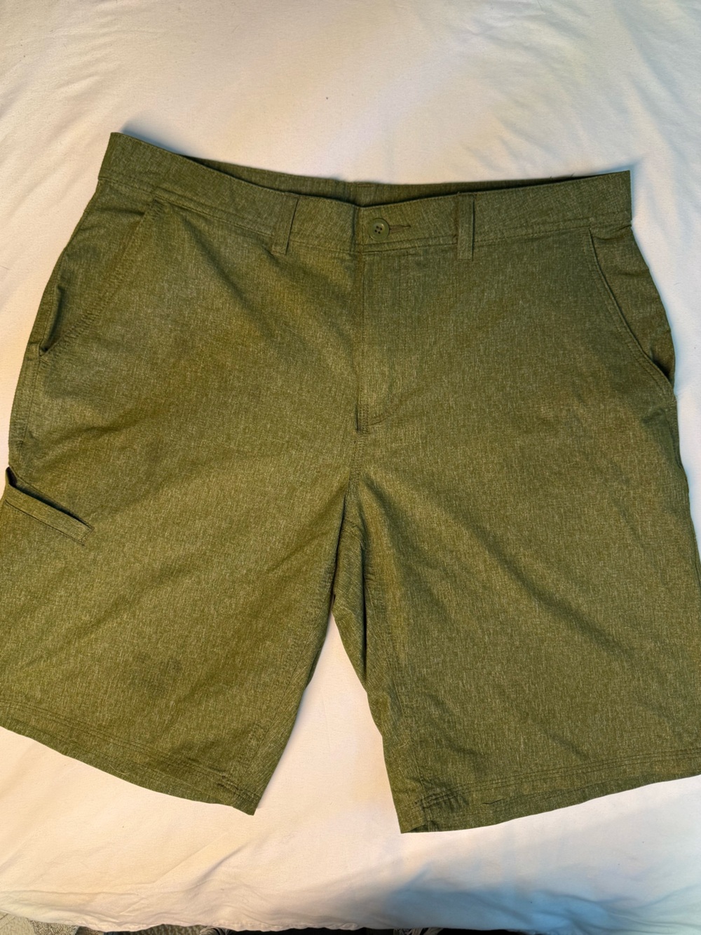 Men's Olive Green Casual Shorts
